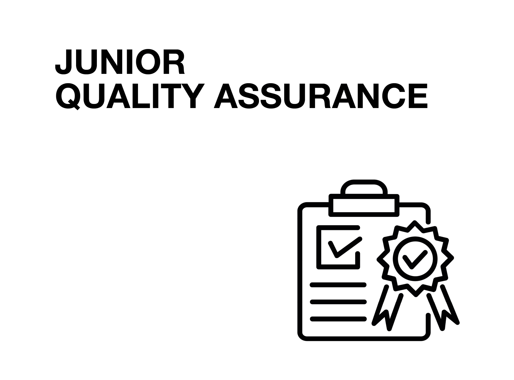 QUALITY ASSURANCE JUNIOR2