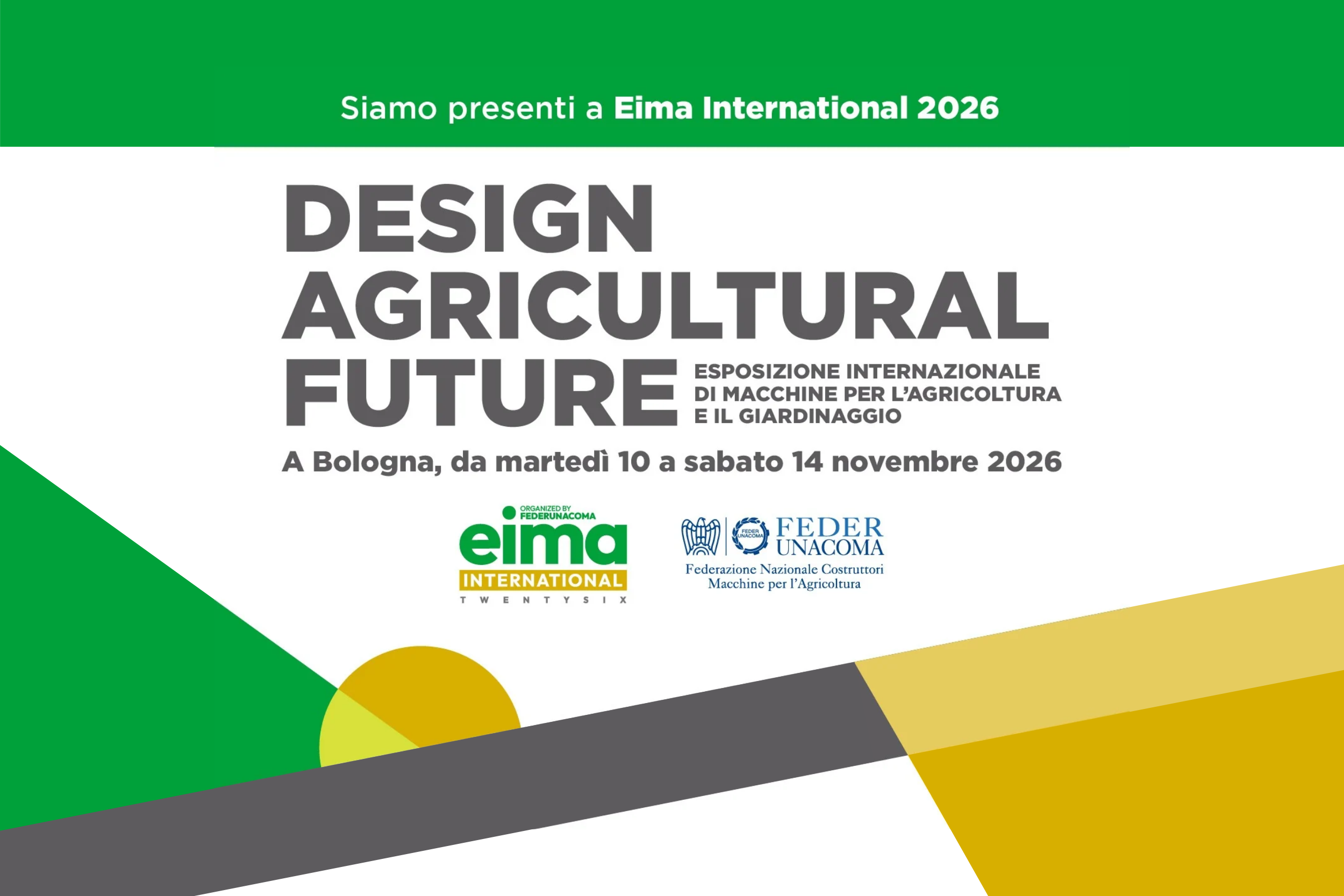 AUTEC a EIMA 2026, Padiglione 18 - Stand C28